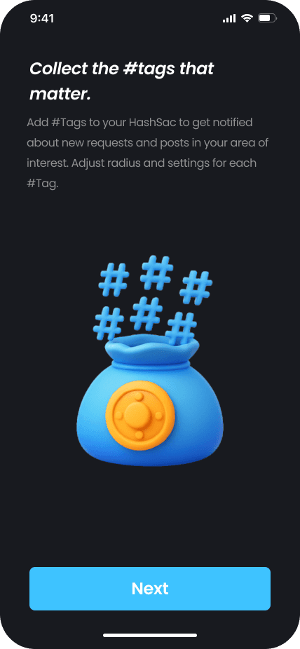 Social Media Pins preview (dark mode)