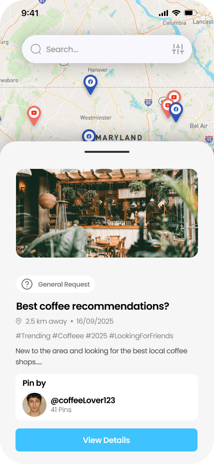 Request Pins preview (light mode)